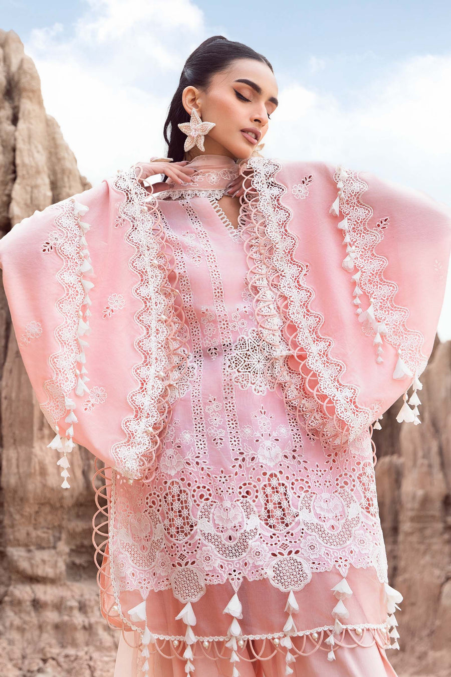 Embroidered Lawn Fabric (3Pcs) | LF-809 Ayla's Atelier